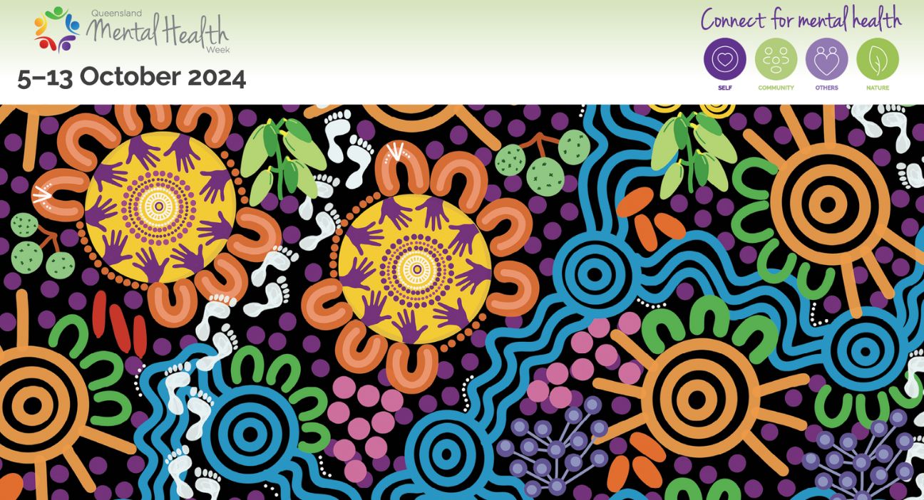 A picture of the Queensland Mental Health artwork